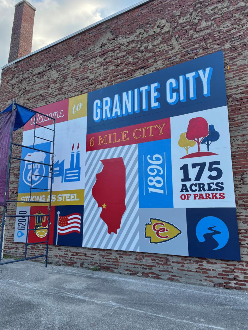 Great Rivers Routes Route 66 Postcard Murals Become Reality