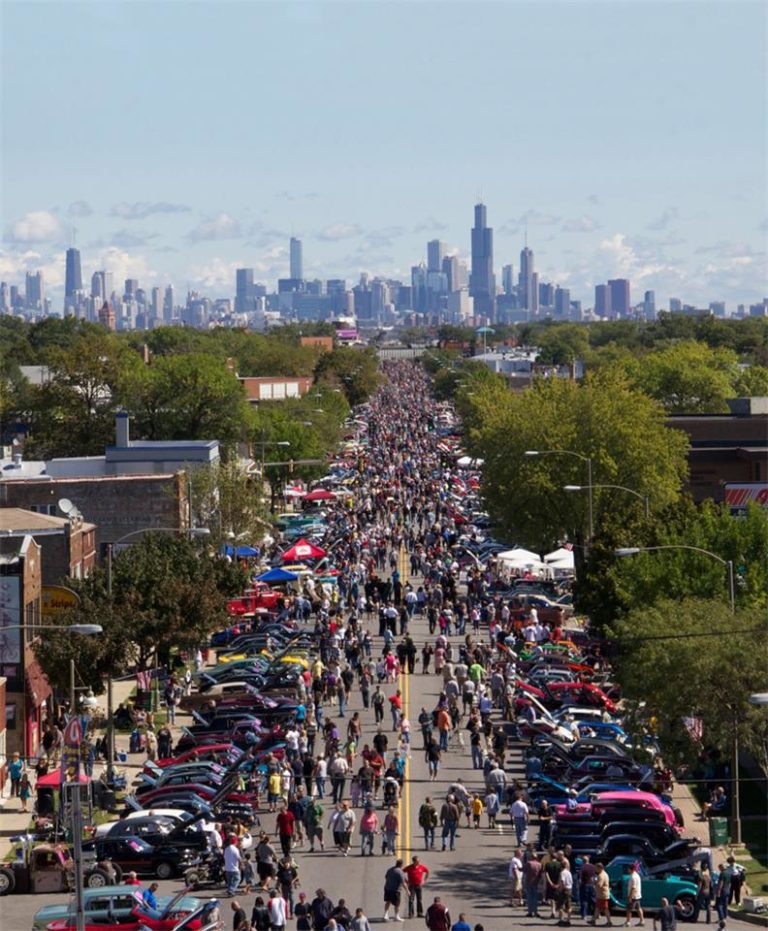 2023 WeatherTech Berwyn Route 66 Car Show Illinois Route 66 Scenic Byway