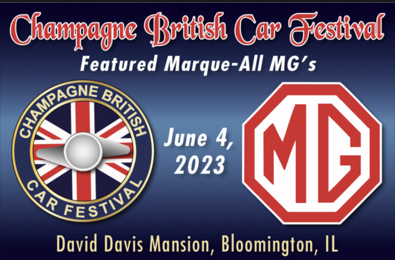 Champagne British Car Festival