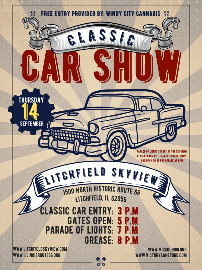 Classic Car Show at Litchfield Skyview
