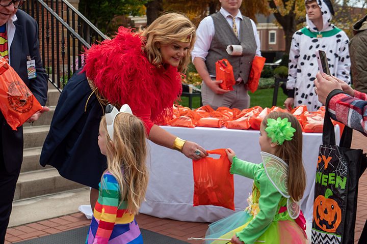 Trick-or-Treat at the Governor's Mansion