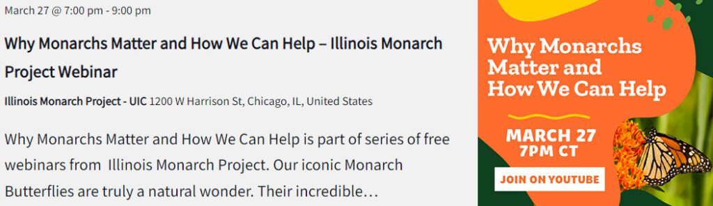 Illinois Monarch Project Webinar