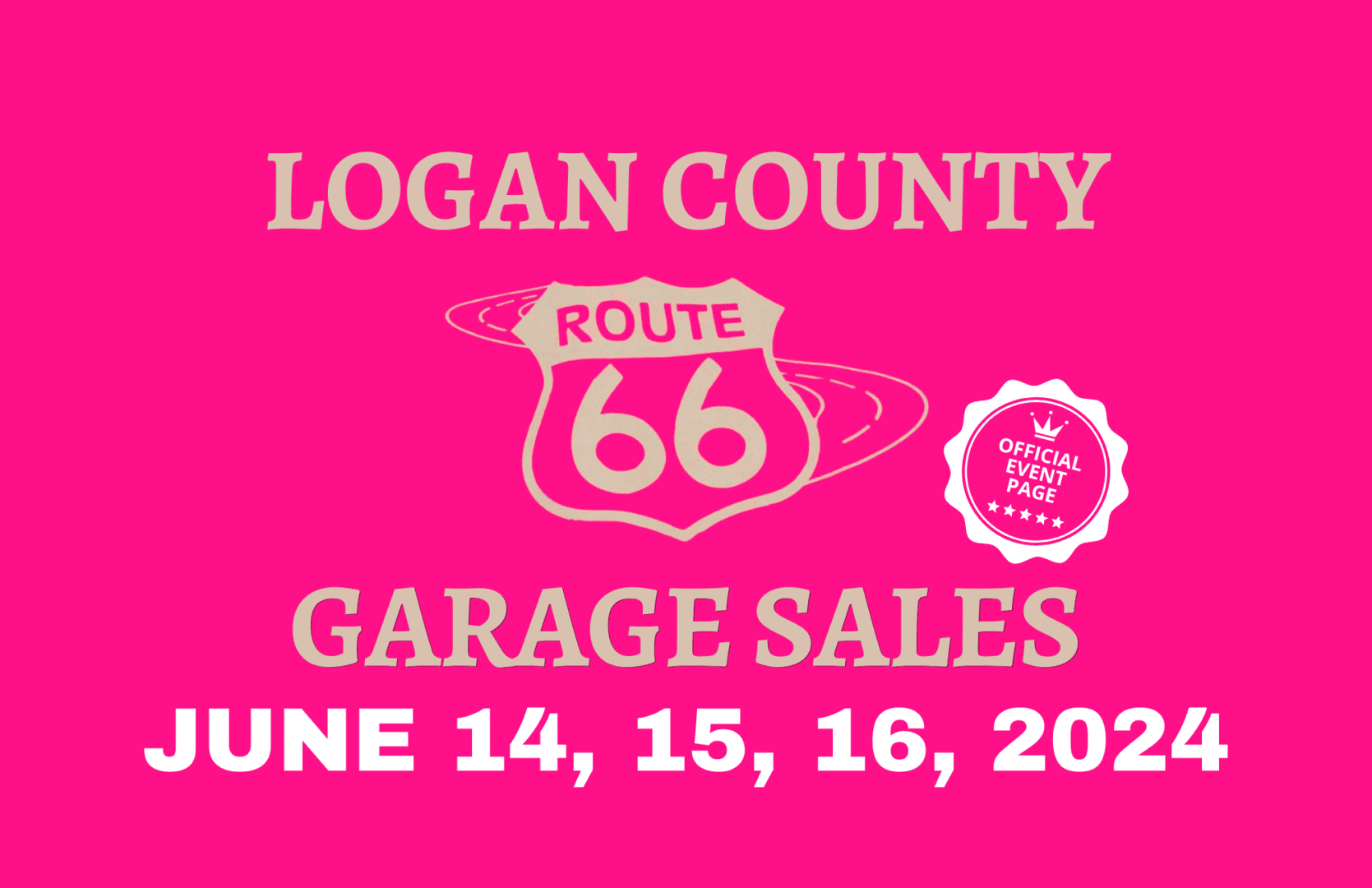 Logan County Route 66 Garage Sale Days