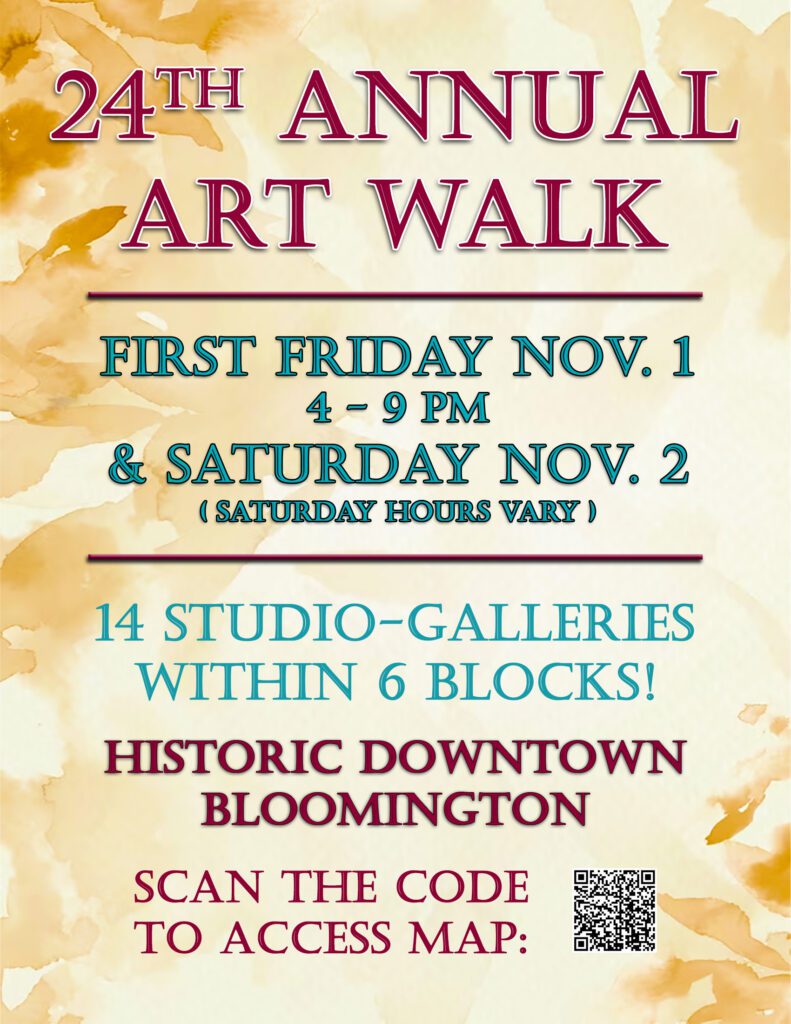 24th Annual Art Walk in Historic Downtown Bloomington