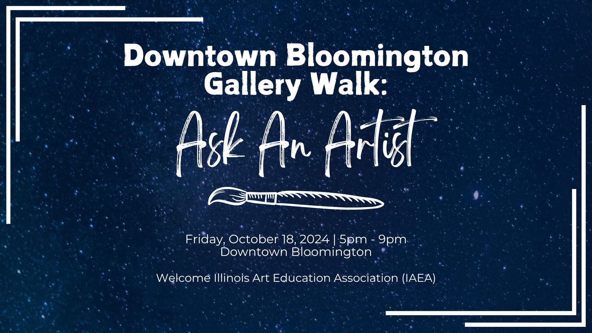 Downtown Bloomington Gallery Walk