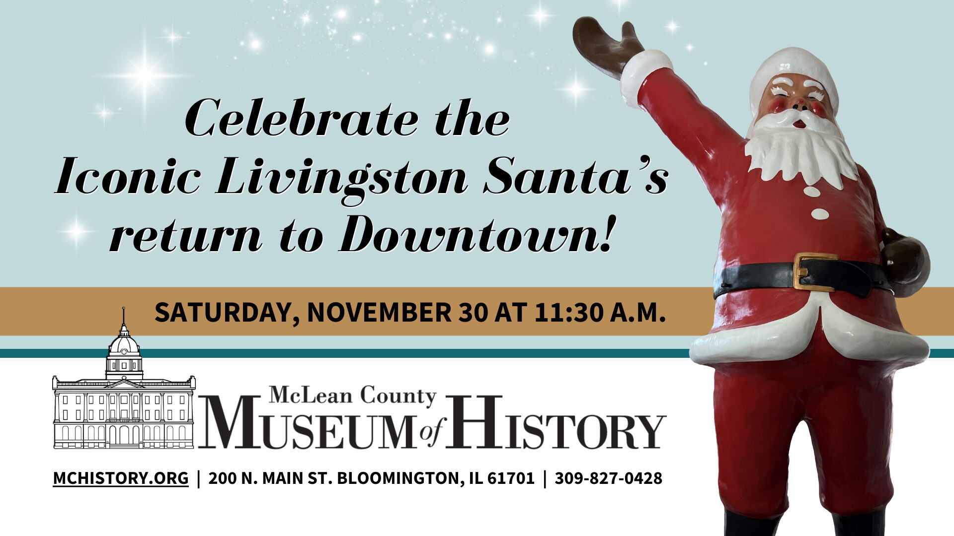 Livingston Santa Statue