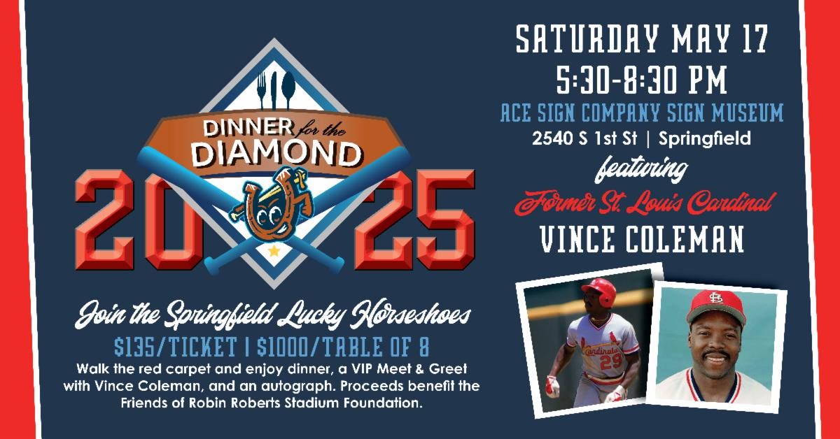 Dinner for the Diamond with Vince Coleman