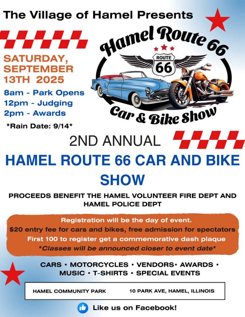 Hamel Route 66 Car and Bike Show