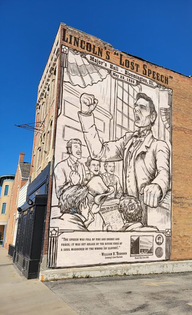 Lincoln Lost Speech Mural