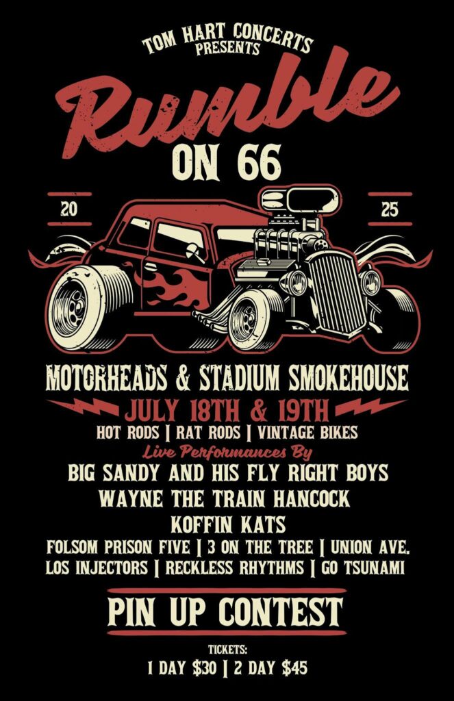 Rumble On 66 at Motorheads & Stadium Smokehouse