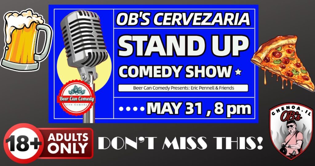 OB’s Cervezaria Beer Can Comedy Stand Up Show