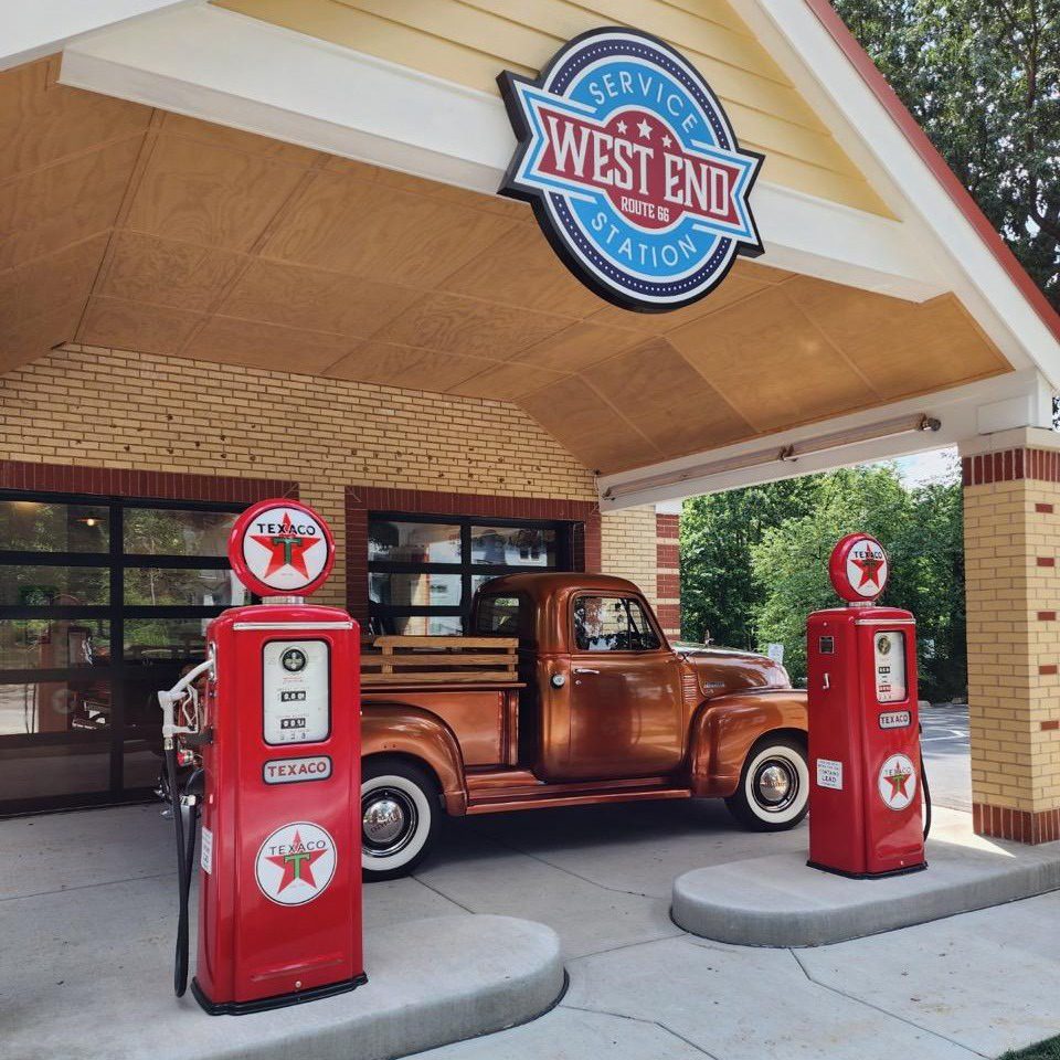 History of Route 66 at West End Service Station