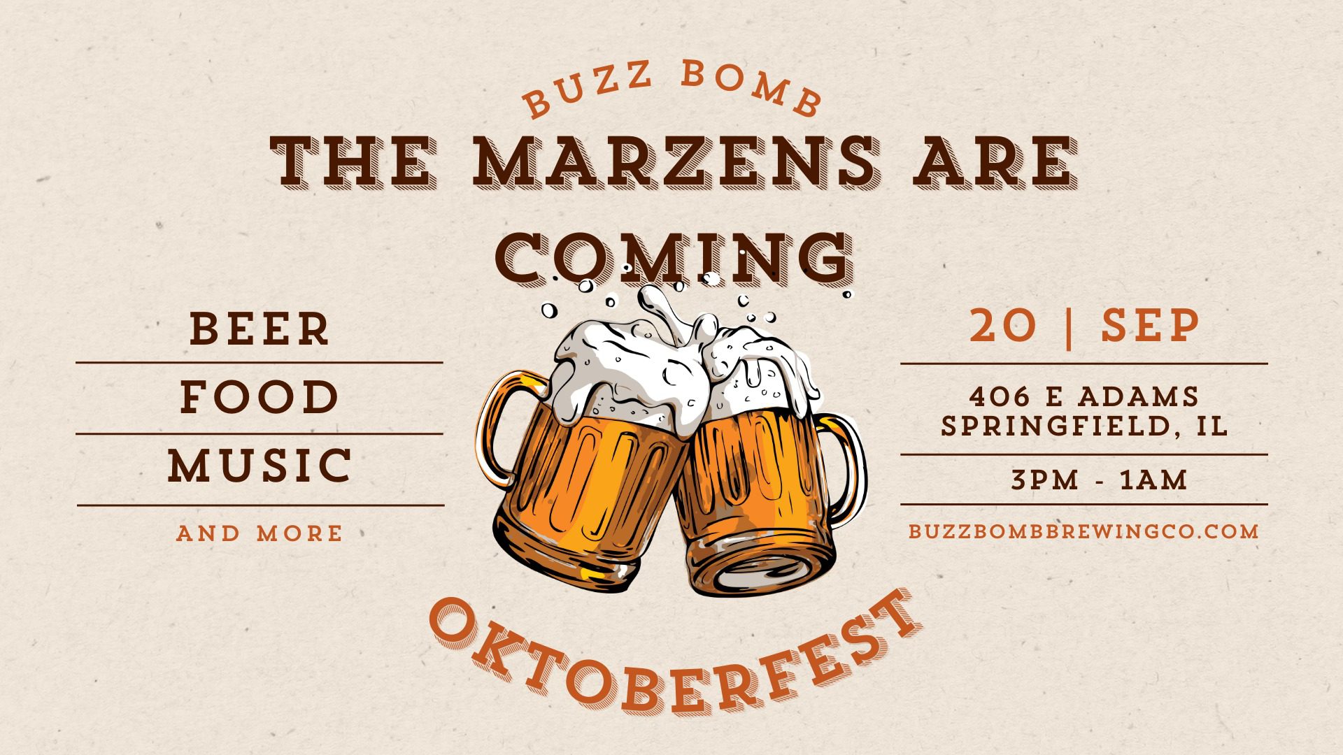 Buzz Bomb Oktoberfest Buzz Bomb Oktoberfest