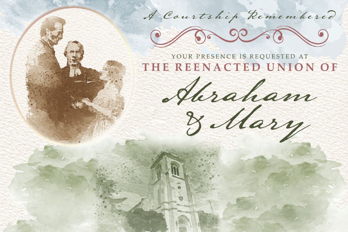 Reenacted Wedding of Abraham Lincoln and Mary Todd Reenacted Wedding of Abraham Lincoln and Mary Todd
