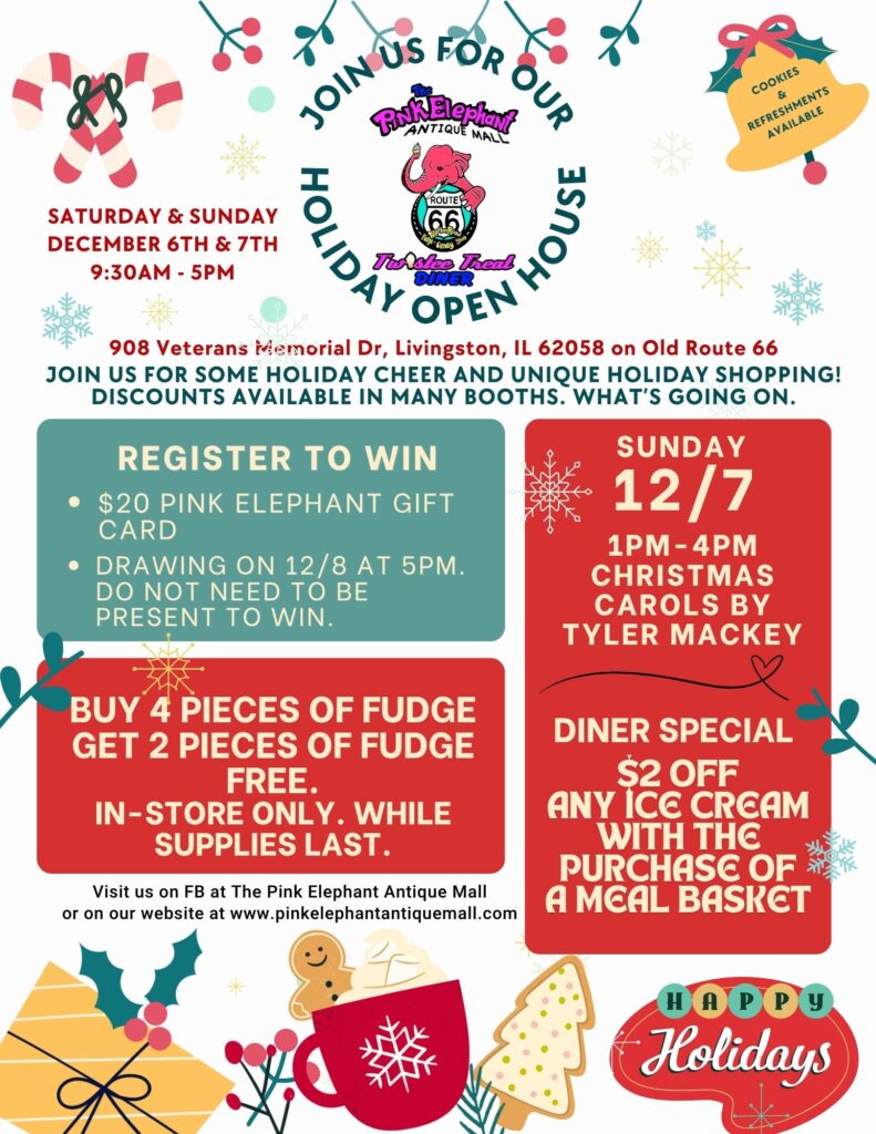 Holiday Open House at The Pink Elephant