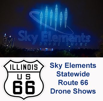 Sky Elements Statewide 2026 Route 66 Centennial Drone Light Shows