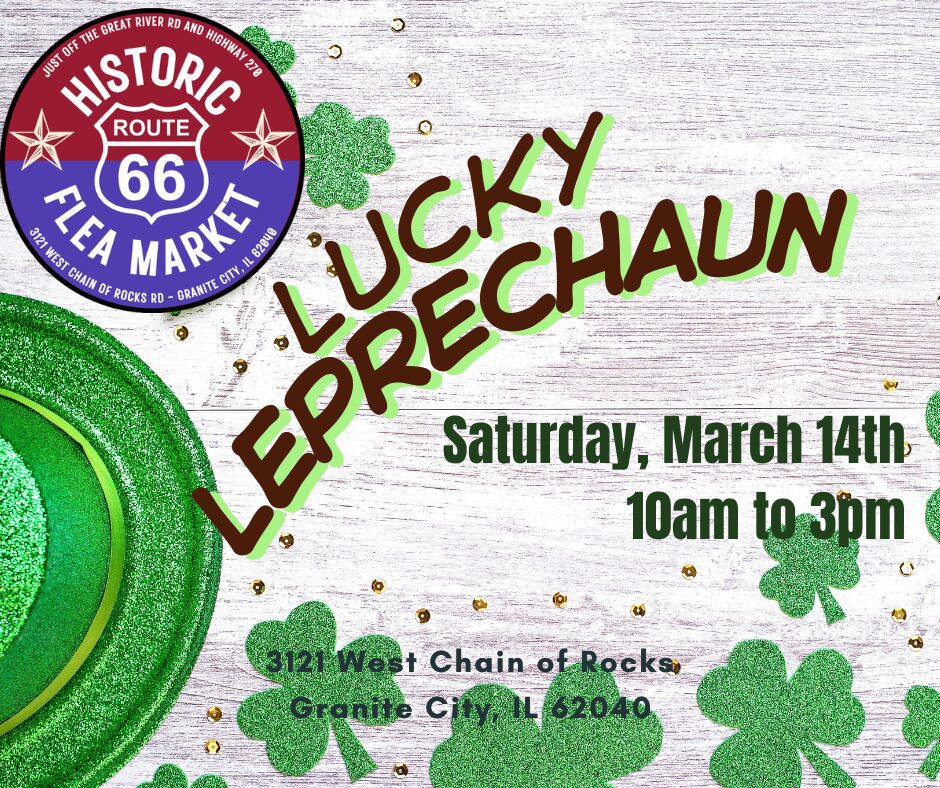 Lucky Leprechaun Historic Route 66 Flea Market St. Patrick's Day Celebration