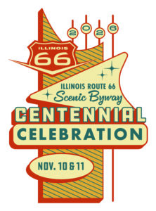 IL Rt 66 Centennial Celebration Event Logo Color