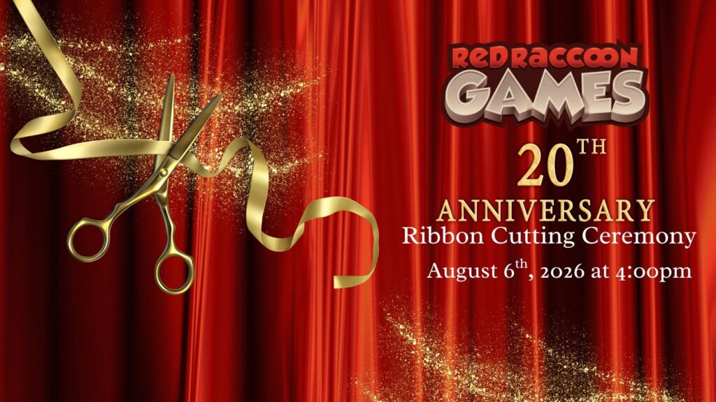 Red Raccoon Games 20th Anniversary Party
