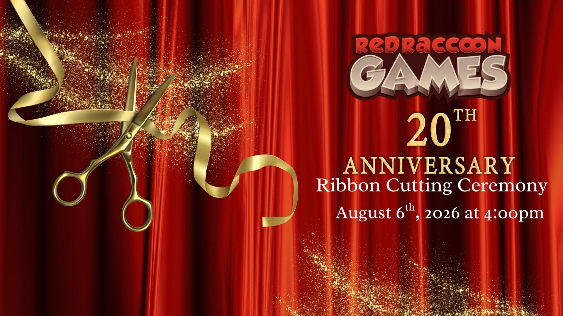 Red Raccoon Games 20th Anniversary Party